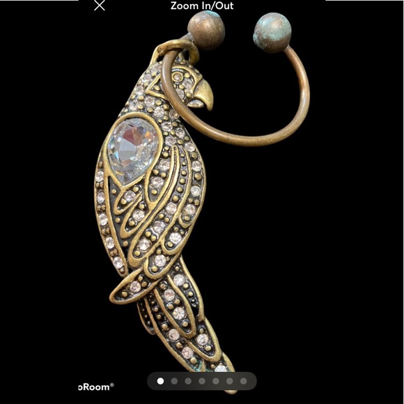 Chico's Accessories - Chico’s brass tone and crystal parrot key holder